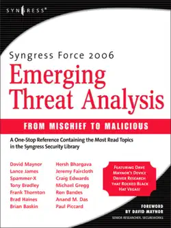 syngress force emerging threat analysis book cover image