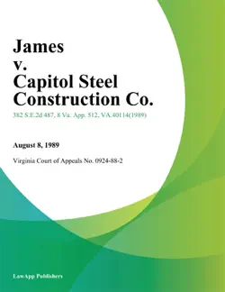 james v. capitol steel construction co. book cover image