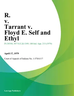r. v. tarrant v. floyd e. self and ethyl book cover image