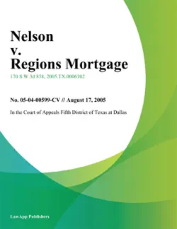 nelson v. regions mortgage book cover image