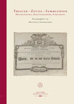 theater - zettel - sammlungen imagen de la portada del libro