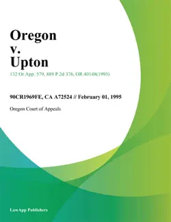 oregon v. upton book cover image