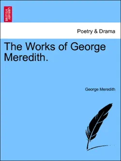 the works of george meredith. volume xxxiii book cover image