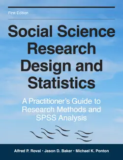 social science research design and statistics book cover image