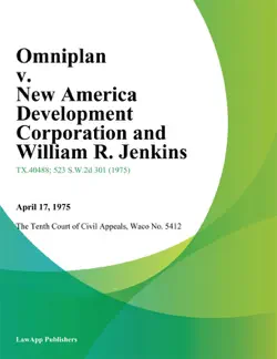 omniplan v. new america development corporation and william r. jenkins book cover image