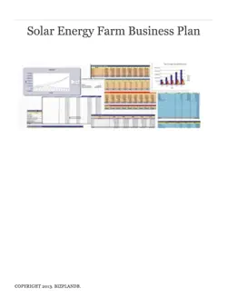 solar energy farm business plan book cover image