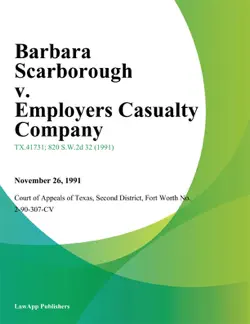 barbara scarborough v. employers casualty company imagen de la portada del libro