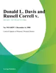 Donald L. Davis and Russell Correll v. synopsis, comments
