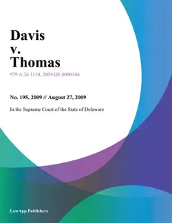 davis v. thomas book cover image