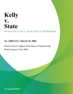 kelly v. state book cover image