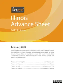 illinois advance sheet february 2012 book cover image
