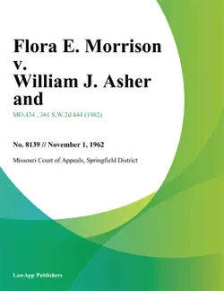 flora e. morrison v. william j. asher and book cover image