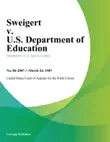 Sweigert v. U.S. Department of Education synopsis, comments