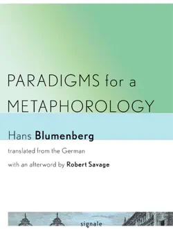 paradigms for a metaphorology book cover image