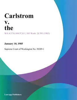 carlstrom v. the imagen de la portada del libro