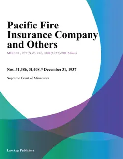 pacific fire insurance company and others imagen de la portada del libro