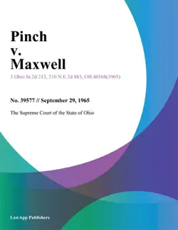 pinch v. maxwell imagen de la portada del libro