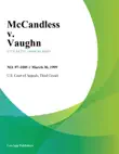 Mccandless V. Vaughn synopsis, comments