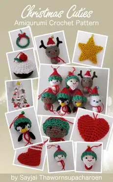 christmas cuties amigurumi crochet pattern book cover image