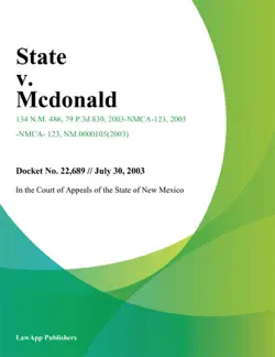state v. mcdonald book cover image