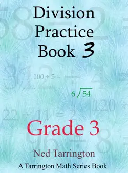 division practice book 3, grade 3 book cover image