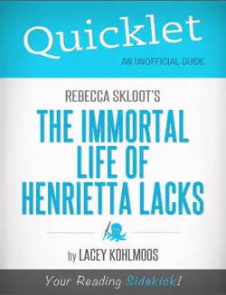 quicklet on rebecca skloot's the immortal life of henrietta lacks book cover image