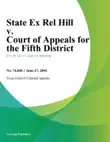 State Ex Rel Hill v. Court of Appeals for the Fifth District synopsis, comments