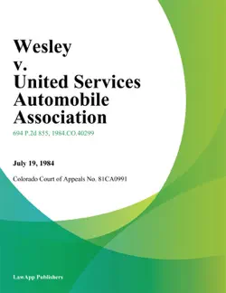 wesley v. united services automobile association book cover image