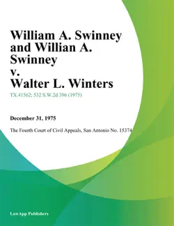 william a. swinney and willian a. swinney v. walter l. winters book cover image