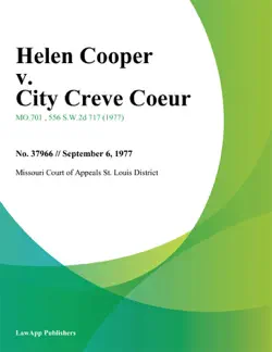 helen cooper v. city creve coeur book cover image