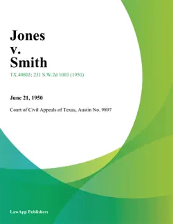 jones v. smith imagen de la portada del libro