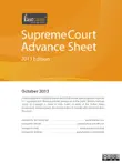 U.S. Supreme Court Advance Sheet October 2013 synopsis, comments