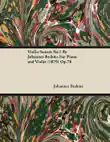 Violin Sonata No.1 by Johannes Brahms for Piano and Violin (1879) Op.78 sinopsis y comentarios