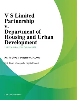 v s limited partnership v. department of housing and urban development book cover image