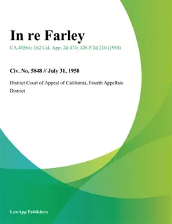 in re farley book cover image