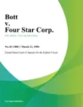 Bott v. Four Star Corp. book summary, reviews and download
