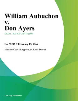 william aubuchon v. don ayers book cover image