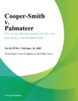 Cooper-Smith v. Palmateer sinopsis y comentarios