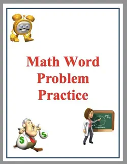 math word problem practice - based on common core book cover image