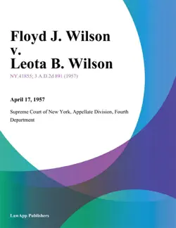 floyd j. wilson v. leota b. wilson book cover image