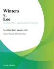 Winters v. Lee sinopsis y comentarios