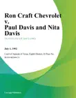 Ron Craft Chevrolet v. Paul Davis and Nita Davis synopsis, comments