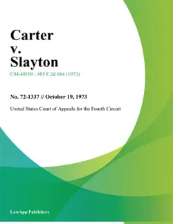 carter v. slayton book cover image