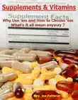 Supplements and Vitamins synopsis, comments