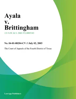 ayala v. brittingham book cover image