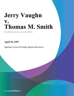 jerry vaughn v. thomas m. smith book cover image