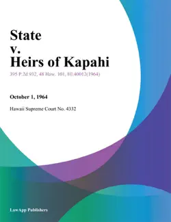 state v. heirs of kapahi book cover image