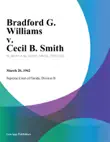 Bradford G. Williams v. Cecil B. Smith synopsis, comments