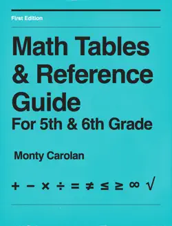 math tables & reference guide book cover image