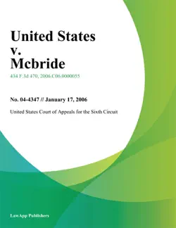 united states v. mcbride imagen de la portada del libro